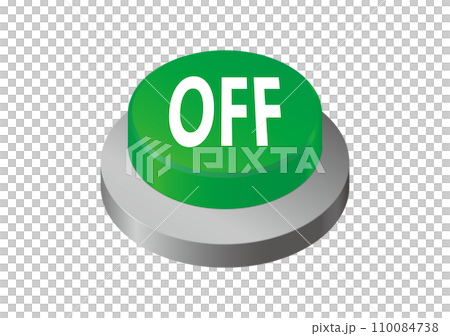 ボタンスイッチ：GREEN-OFF 110084738