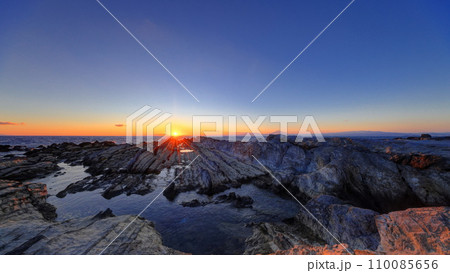 荒崎からの夕景 荒崎からの夕景 110085656