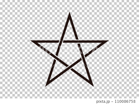 安倍晴明桔梗　五芒星 110086758