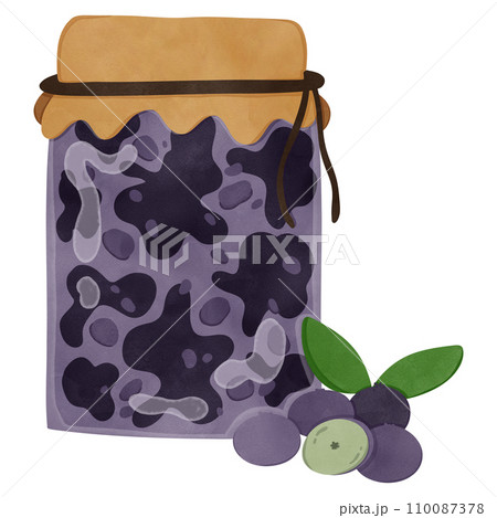 Blueberry jam drawing 110087378