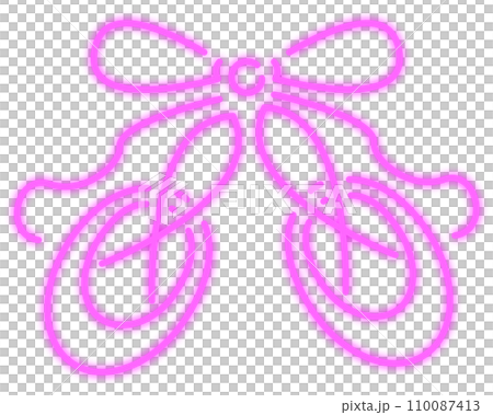 pink neon sign style ballet shoes pink neon sign style ballet shoes 110087413