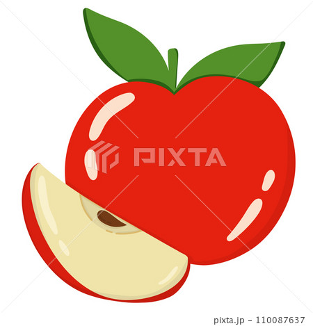 Apple Drawingのイラスト素材 [110087637] - Pixta