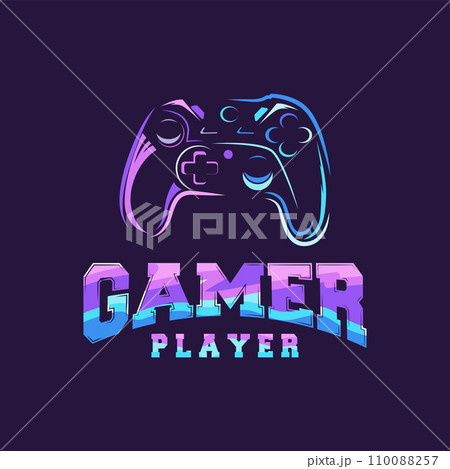 Game Console Logo, Gamer Design Gamepad Illustration Symbol Template Game Console Logo, Gamer Design Gamepad Illustration Symbol Template 110088257