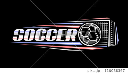 Vector logo for Soccer Vector logo for Soccer 110088367