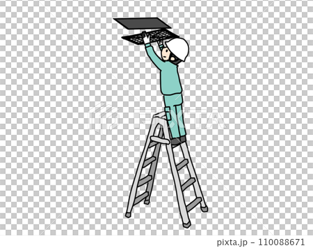 フィルター　交換　イラスト 110088671