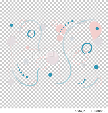 手繪幾何背景圖案向量圖 110088859