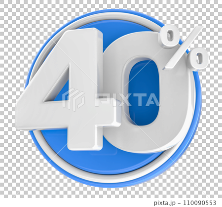 sale in the form of percent label 3d sale in the form of percent label 3d 110090553