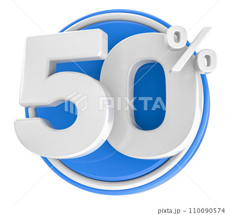sale in the form of percent label 3d 110090574