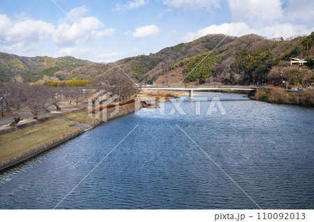 錦帯橋から錦川 山口県岩国市 110092013