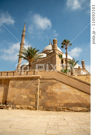 エジプトカイロにあるムハンマドアリーモスクのとても美しい風景 110092583