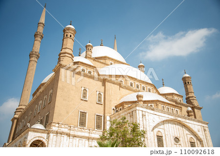 エジプトカイロにあるムハンマドアリーモスクのとても美しい風景 110092618