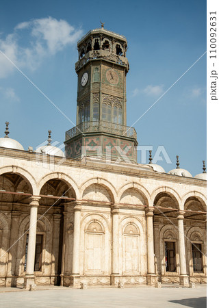 エジプトカイロにあるムハンマドアリーモスクのとても美しい風景 110092631