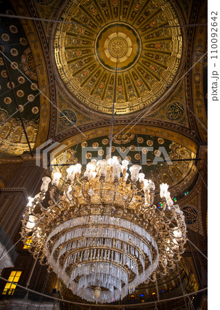 エジプトカイロにあるムハンマドアリーモスクのとても美しい風景 110092642