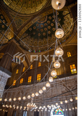 エジプトカイロにあるムハンマドアリーモスクのとても美しい風景 110092660
