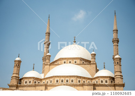 エジプトカイロにあるムハンマドアリーモスクのとても美しい風景 110092685