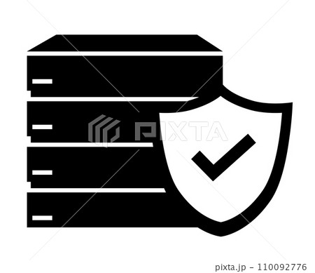 サーバー セキュリティ アイコン イラスト サーバー セキュリティ アイコン イラスト 110092776