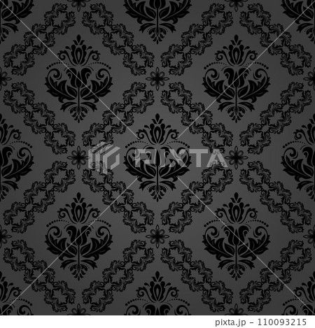 Classic Seamless Fine Pattern With Arabesques Classic Seamless Fine Pattern With Arabesques 110093215