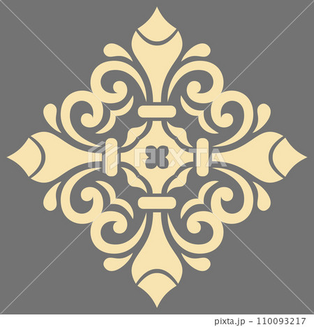 Damask Background With Arabesques in Oriental Style Damask Background With Arabesques in Oriental Style 110093217