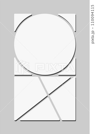 Template collage of five frames, images, photos 110094115