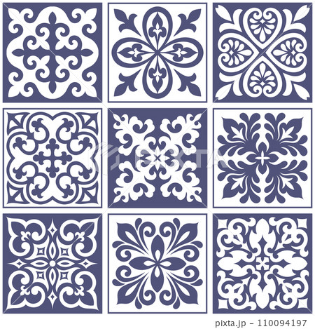 スペインタイルデザイン 110094197