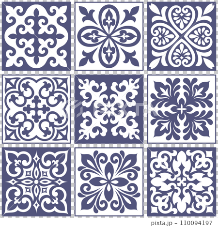 スペインタイルデザイン 110094197