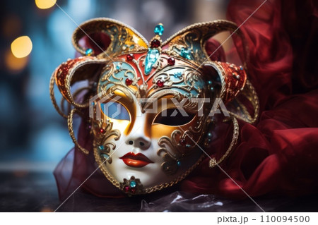 Venetian female carnival mask 110094500