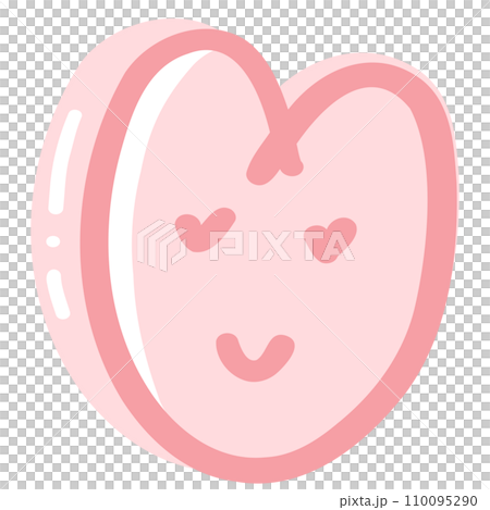 Heart With Happy Face Heart With Happy Face 110095290