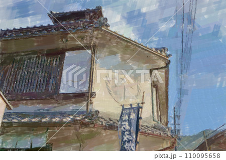 レトロな日本家屋 110095658