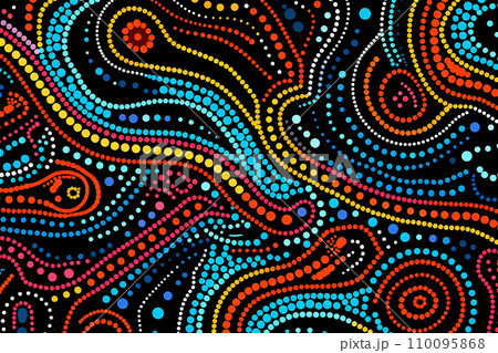 Traditional australian aboriginal pattern Traditional australian aboriginal pattern 110095868