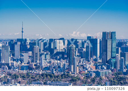 (東京都)東京スカイツリーのある東京都市風景 (東京都)東京スカイツリーのある東京都市風景 110097326