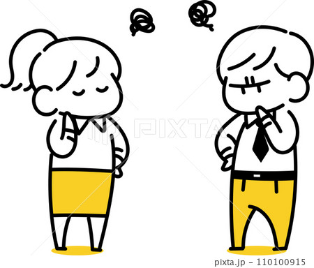 悩む人々 悩む人々 110100915