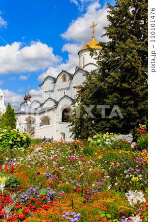 Intercession cathedral of Intercession (Pokrovsky) convent in Suzdal, Russia. Golden ring of Russia Intercession cathedral of Intercession (Pokrovsky) convent in Suzdal, Russia. Golden ring of Russia 110101476