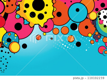Blank colorful comic abstract background template. 110102239