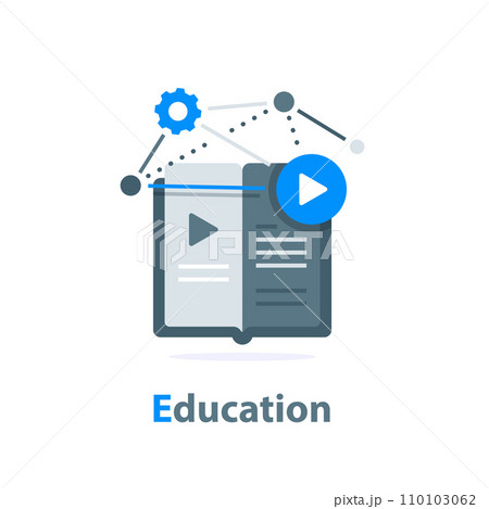Online education, distance learning,...のイラスト素材 [110103062] - PIXTA