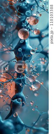 Cells, microbiology, close-up 110103388