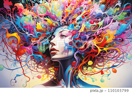 Seamless integration of mind and cognition, portraying intricate neural connections in a visually appealing and harmonious manner Seamless integration of mind and cognition, portraying intricate neural connections in a visually appealing and harmonious manner 110103799