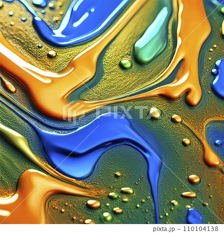 Smoothly melting oil art paints, orange, blue, green, gold sparcles, smooth lines, pastel colors, abstract background Smoothly melting oil art paints, orange, blue, green, gold sparcles, smooth lines, pastel colors, abstract background 110104138