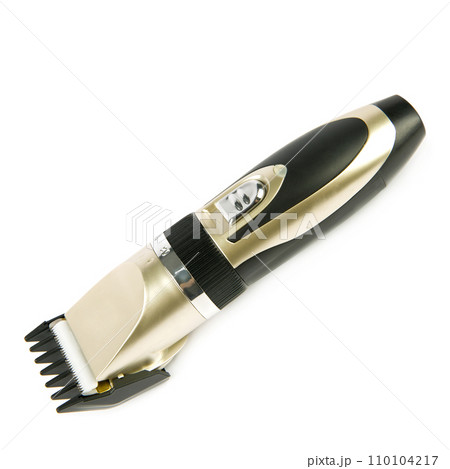 Electric animal clipper isolated on white. 110104217