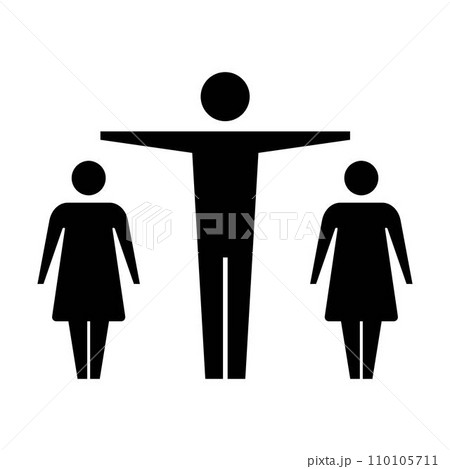 Leadership icon vector group of people and leader symbol in glyph pictogram illustration Leadership icon vector group of people and leader symbol in glyph pictogram illustration 110105711