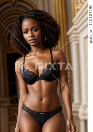 beautiful woman in sexy lingerie 110107390
