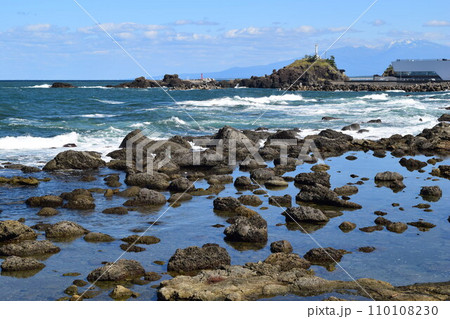 加茂海岸周辺の風景 山形県庄内浜 110108230