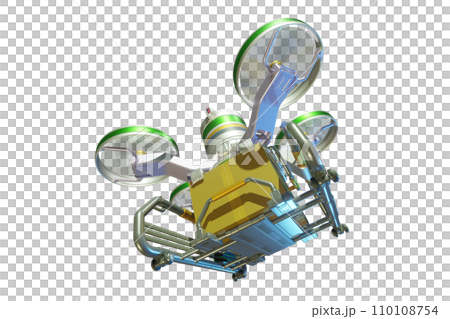 ドローン配達イメージ（透過素材） 110108754