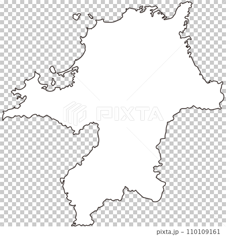 福岡県　観光　地図　アイコン 110109161