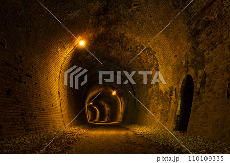群馬県安中市　アプトの道　歴史あるトンネル 110109335