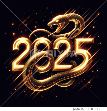 2025 Snake year theme  110111258