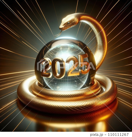2025 Snake year theme  110111267
