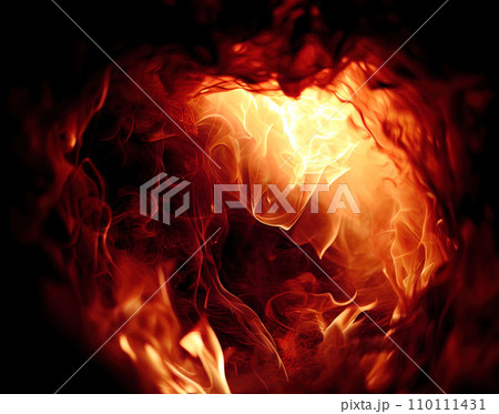Inside the fire backgroundのイラスト素材 [110111431] - PIXTA