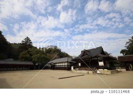 やはたのはちまんさん、八幡宮、秋の石清水八幡宮、御神徳、散歩、 110111468