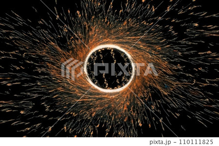 Fire sparks swirl motion effect background Fire sparks swirl motion effect background 110111825