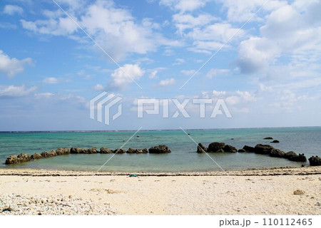 白保海岸の風景 石垣島 白保海岸の風景 石垣島 110112465